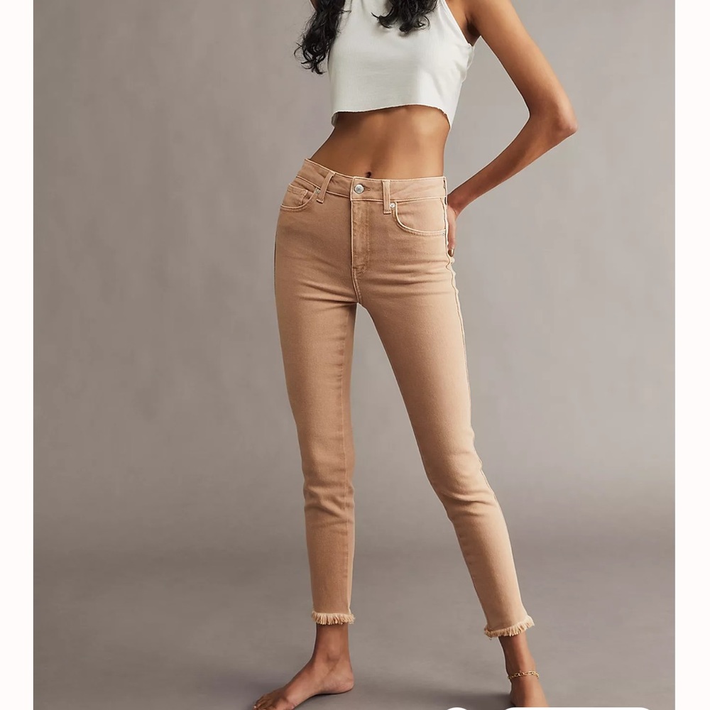 Free People Raw High-Rise Jegging